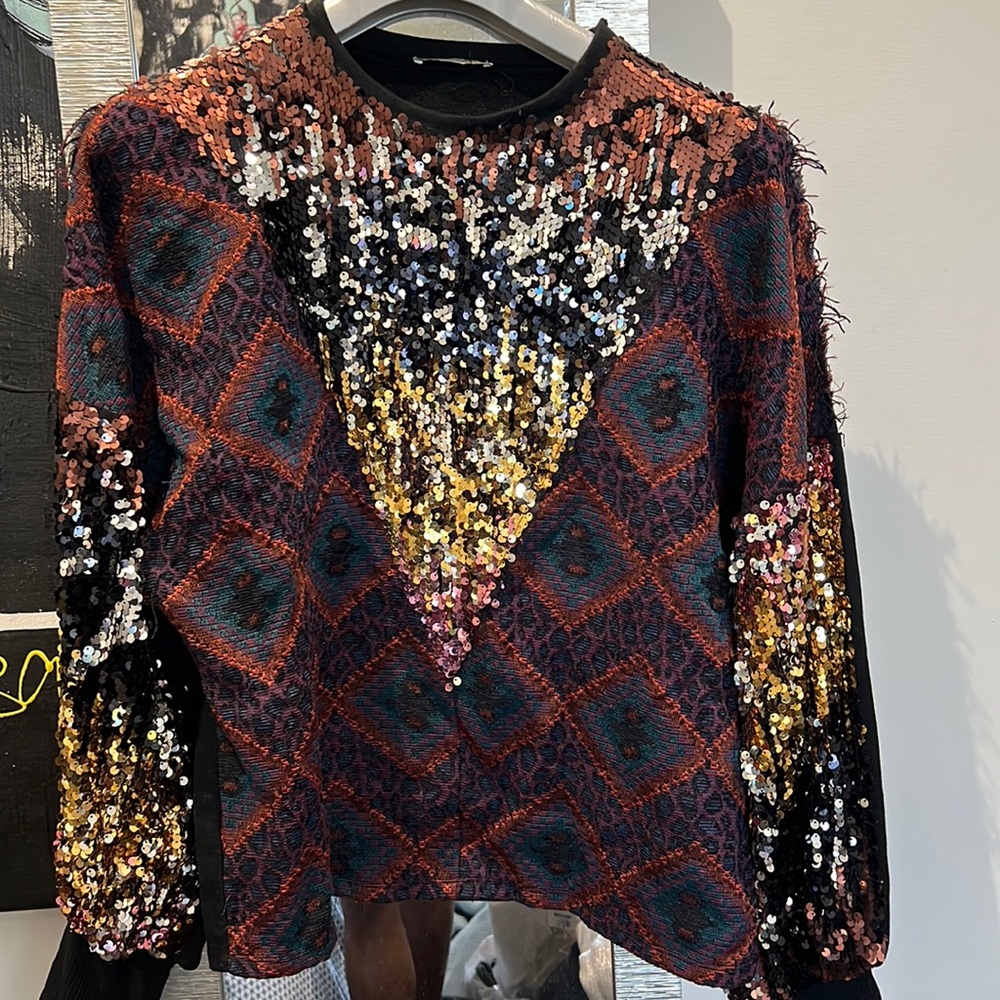 Zara sequins sweater
